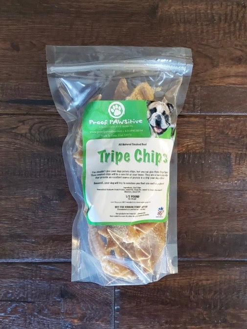 Beef ‘Tripe Chips’ Half-Pound Bag